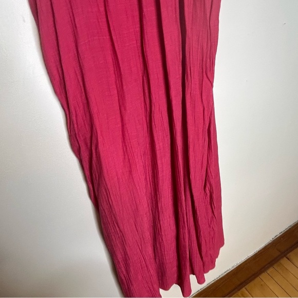 Nanette Lepore Sz M Pink Pleater Relaxed Maxi Dress - Picture 7 of 9